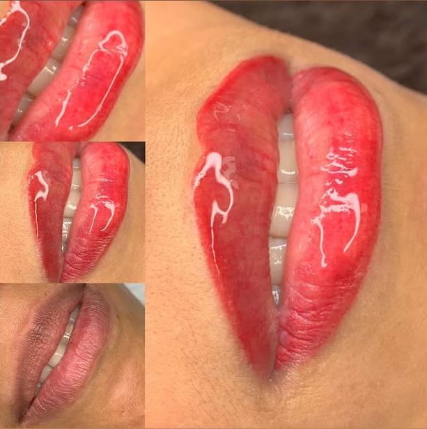 Beautiful lipblush results